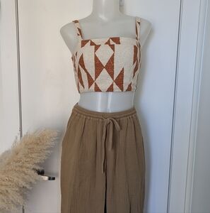 Boho Tribal Crop Top